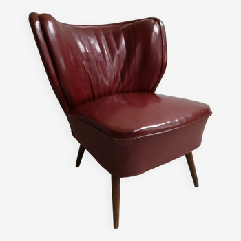 Fauteuil vintage, coque, 1970