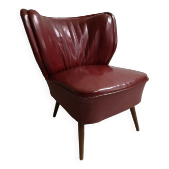 Fauteuil vintage, coque, 1970