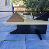 Lacquered medium design coffee table