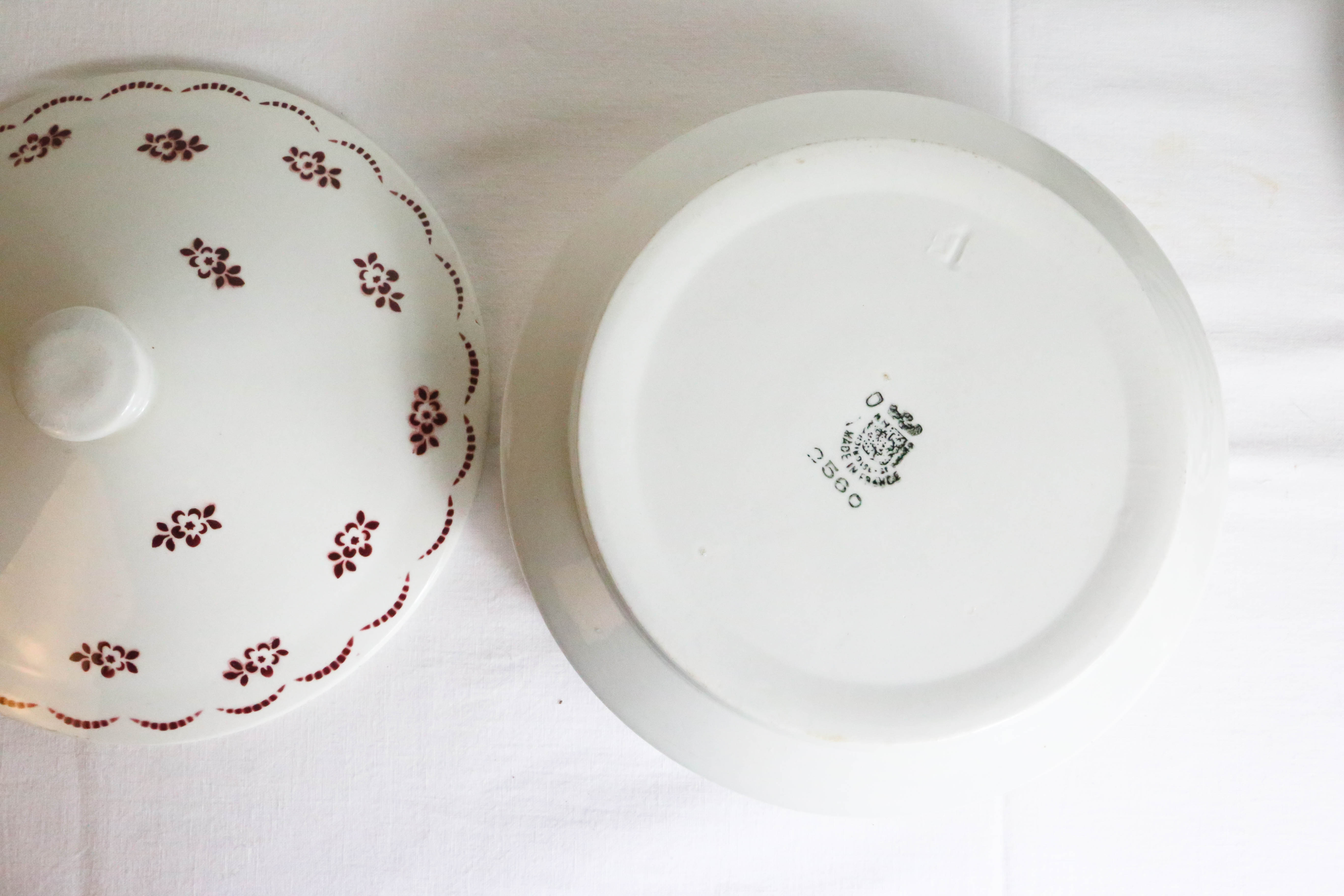 Ceramic soup kitchen, Moulin des Loups, vintage