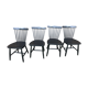 Set of 4 black Agafors chairs