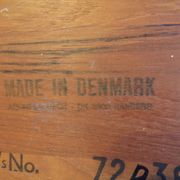 Table basse Niels Bach Danemark en teck 83x83cm
