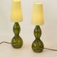 Large vintage Ikea table lamp "Ljusås Salbo" (2009) in glass