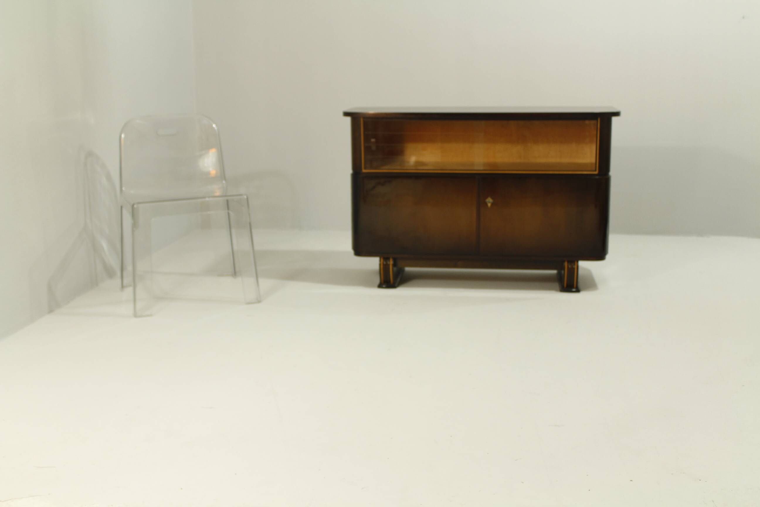Sideboard with Display Cabinet by Schwaco-Möbel-Werk, Herford, Germany 1960