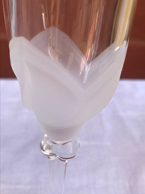 Flutes or stemware