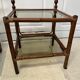1970s vintage rattan bed