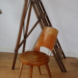 Davos solid oak library ladder