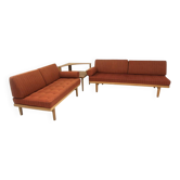 Set de salon scandinave "Carina" Yngvar Sandström, Kock Möbel AB, Suède, 1960