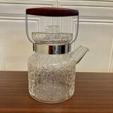 Scandinavian design glass teapot 1950.