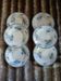 6 antique deep plates in ironstone