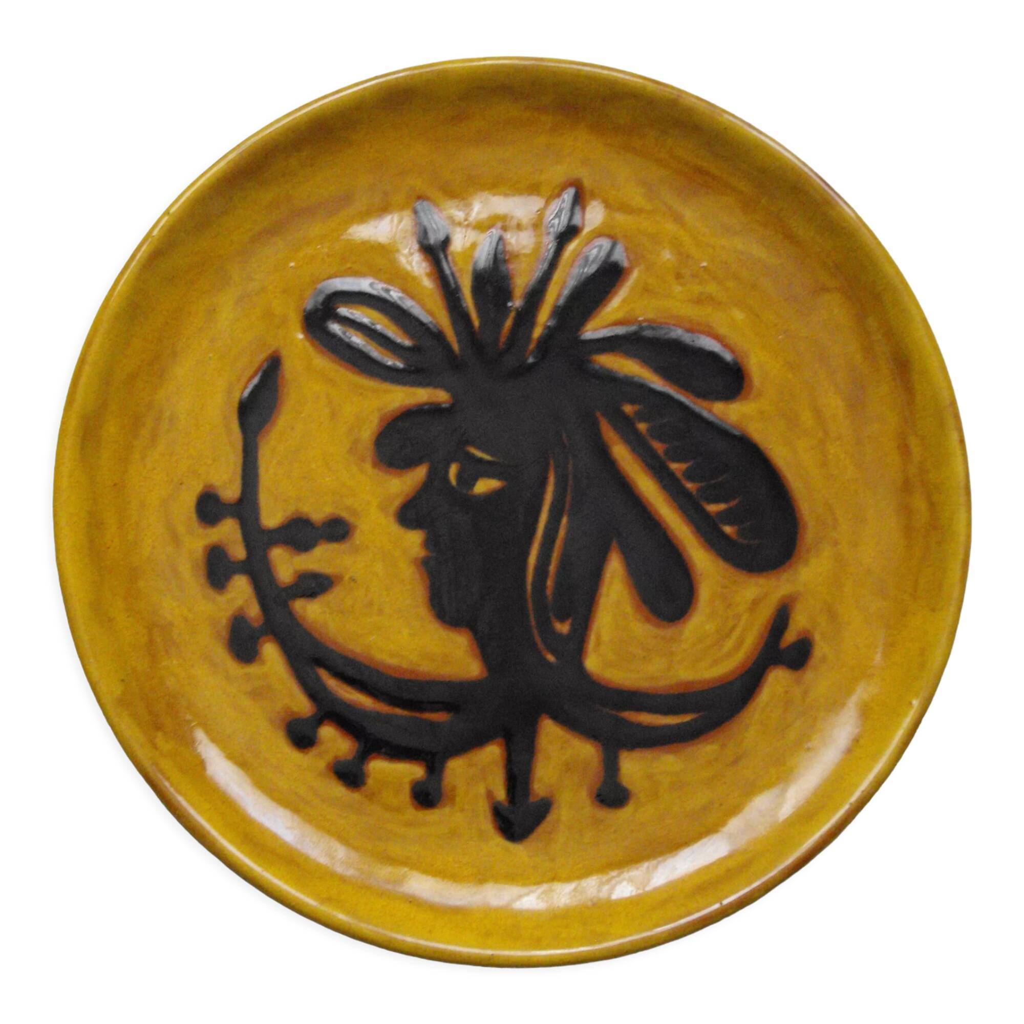 Assiette Jean Lurcat des années 60 Sant Vicent