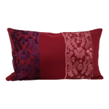 Housse de coussin en lin brode
