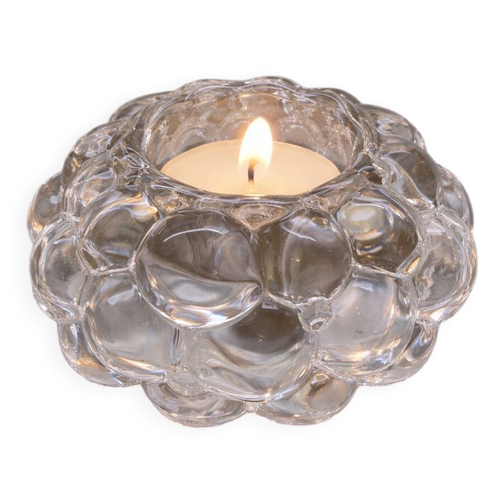 Orrefors crystal lantern – Scandinavian design – Sweden