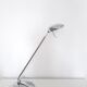 Desk lamp - incm , elea- contemporary design - chrome metal & wood - 1990