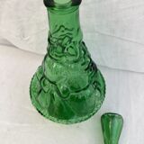 Italian glass decanter green