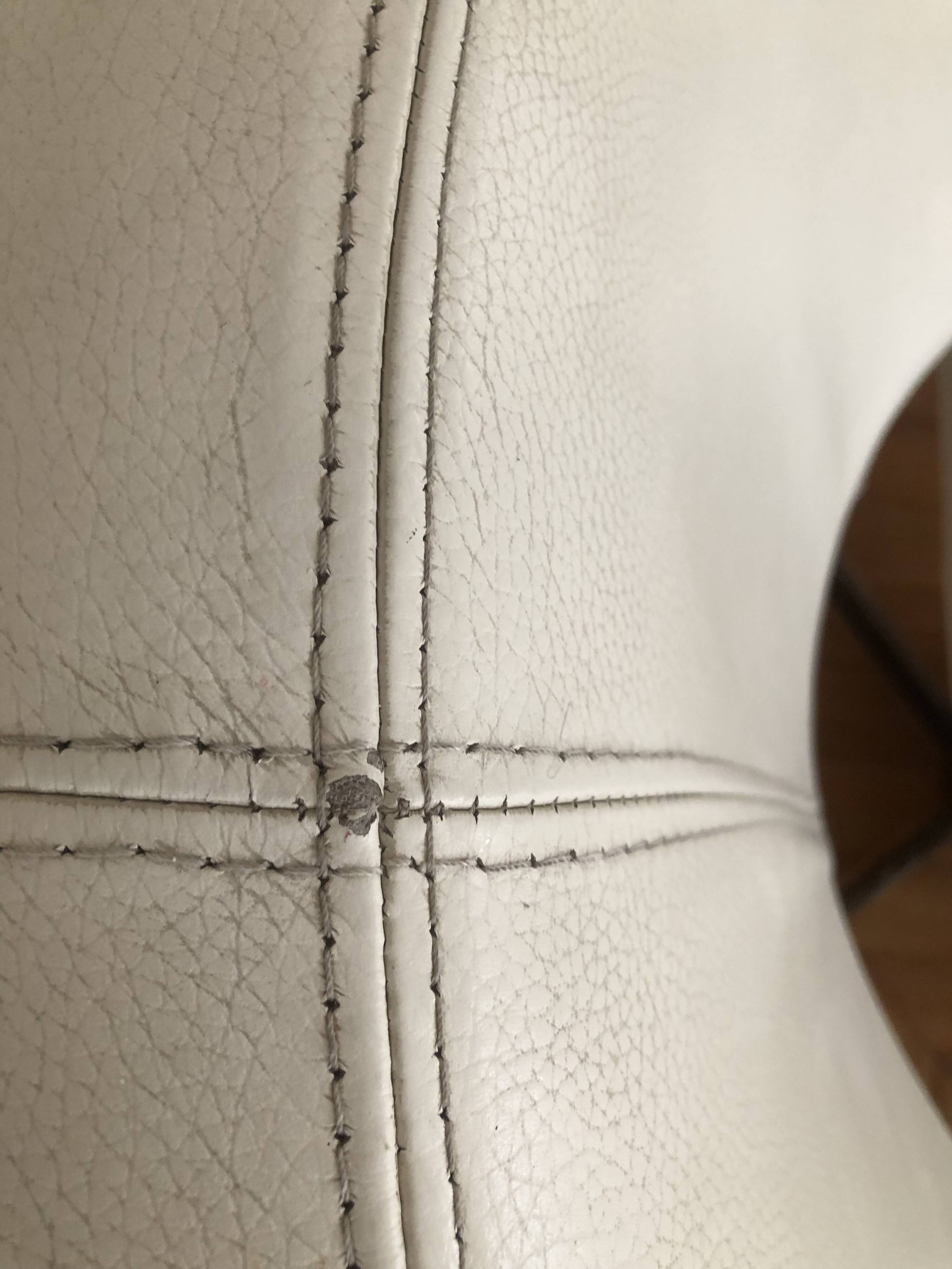 Roche Bobois Cloud Armchair White Leather