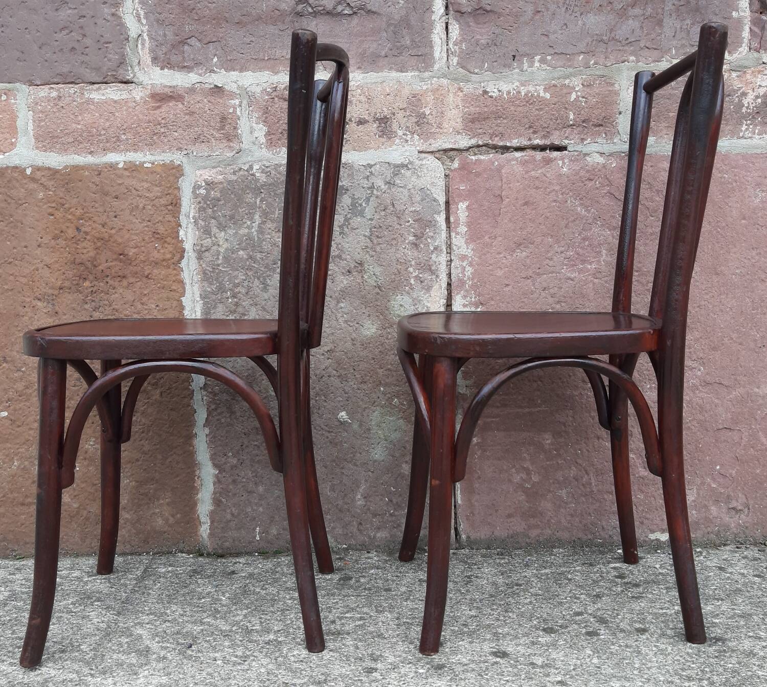 "Fischel" bistro chairs (pair)