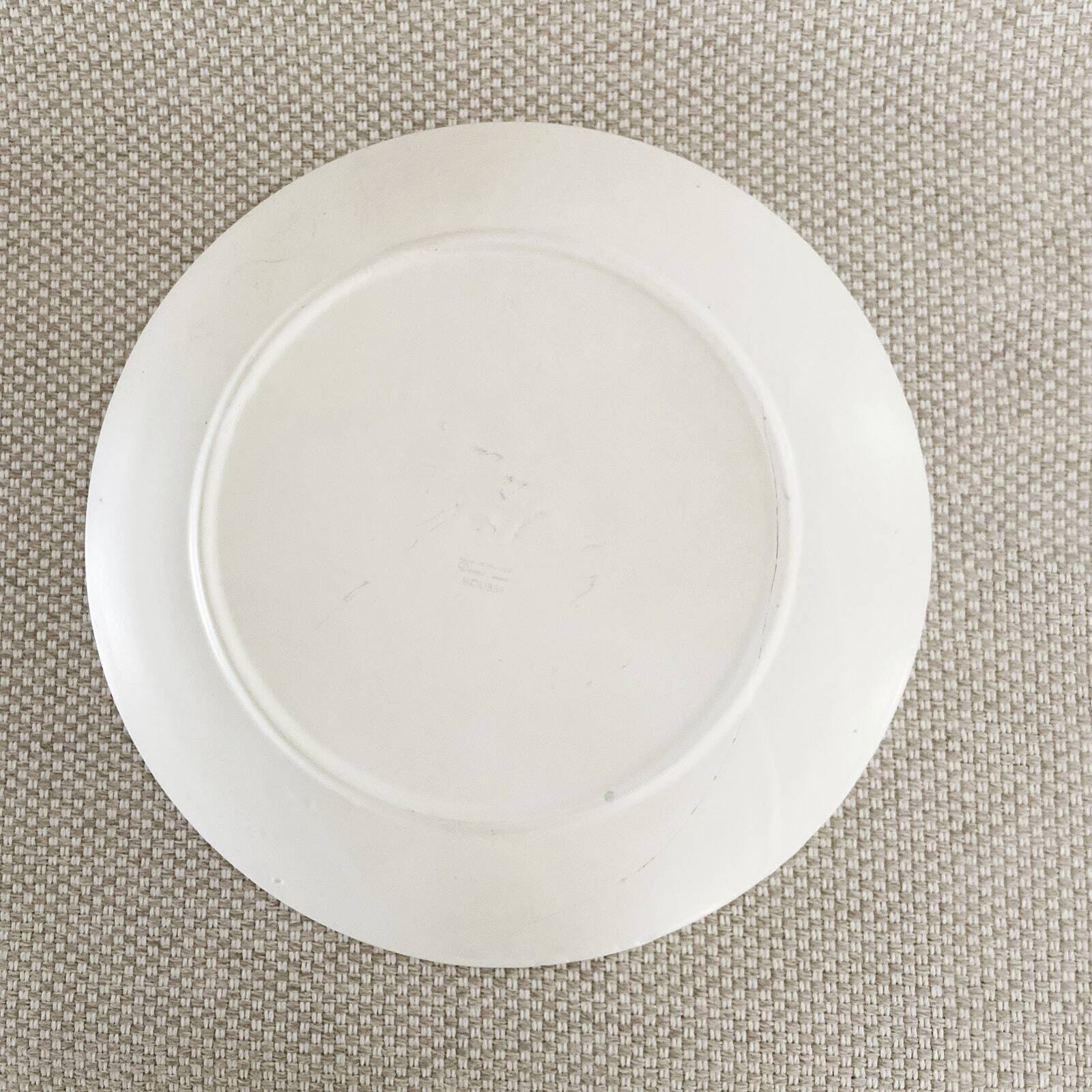 Niderviller oyster/shellfish platter – “moss” decoration – 1970s