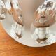 Lampes de table vintage en verre allemand de Peill & Putzler, lot de 2