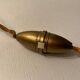 Antique three-light Bouillotte lamp - brass - Fontette Palace Caen