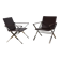 Pair of leather and chrome metal armchairs, Italy - 1970