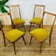 Serie de 4 chaises scandinaves