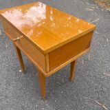 Bedside table with compass feet, 1960s