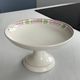 Footed compote Digoin Sarreguemines Pise, vintage earthenware