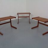 Danish Teak Nesting Tables from Salin Nyborg, 1960s, Set of 3