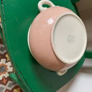 Villeroy and Boch powder pink salad bowl.