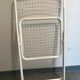 White folding chairs