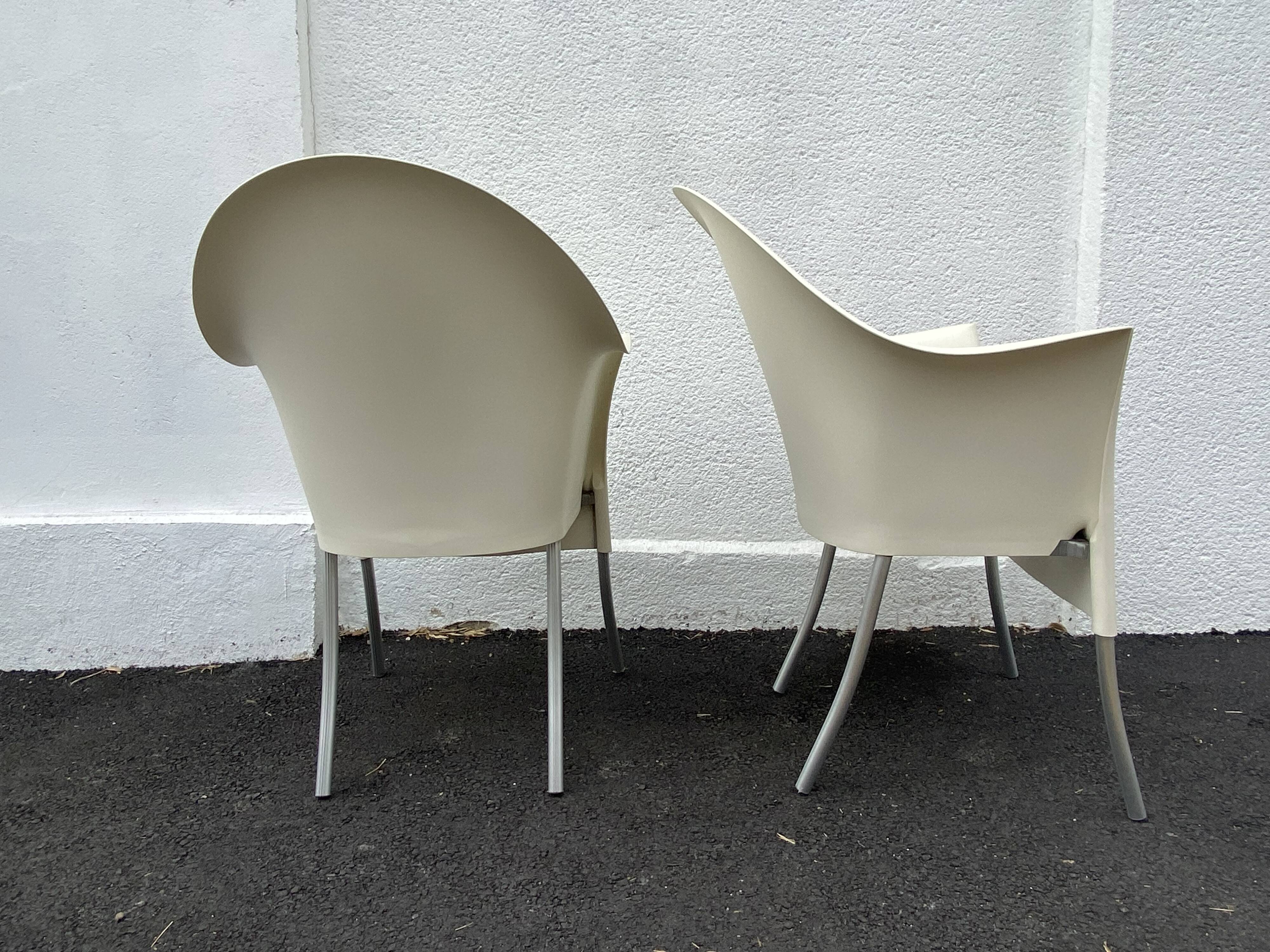 Pair of Lord Yo armchairs by Starck