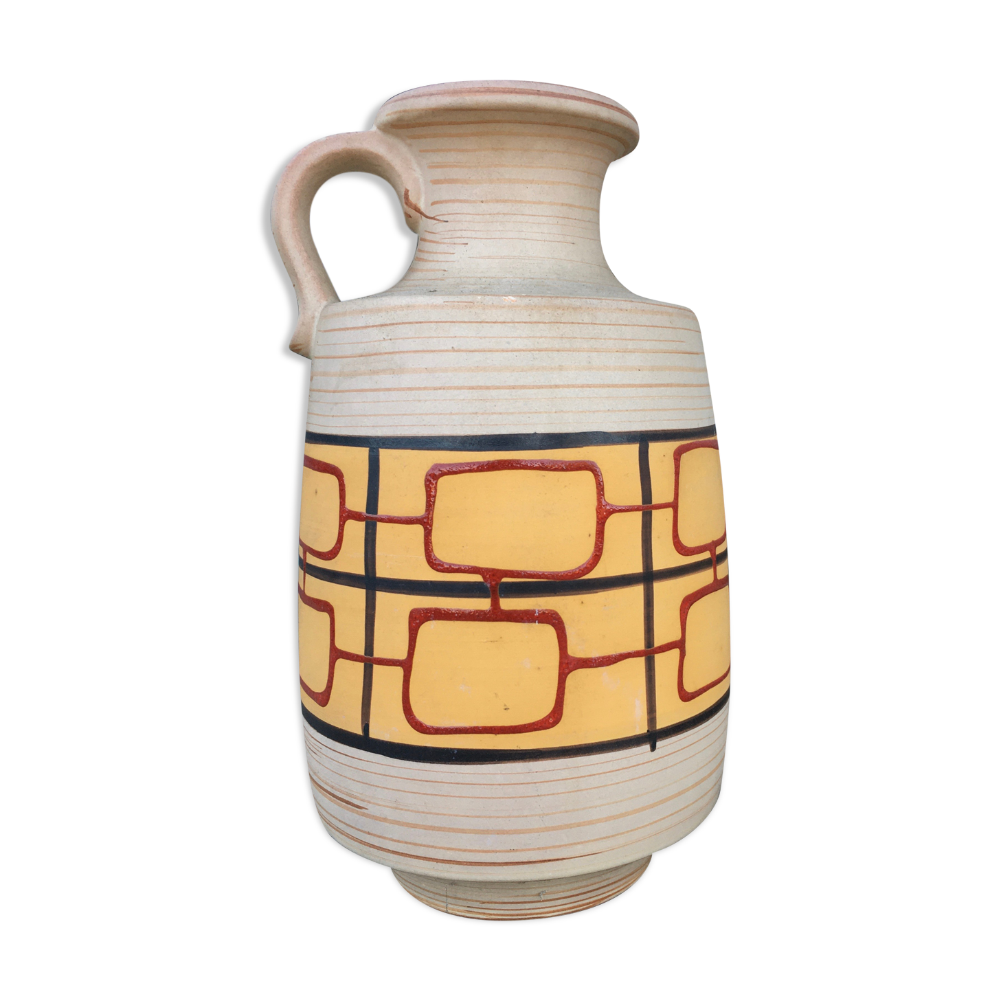 Ceramic pitcher sixties west germany