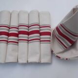 Basque tablecloth 2 m with 6 napkins