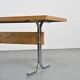 Metal and pine table, La Plagne around 1960.
