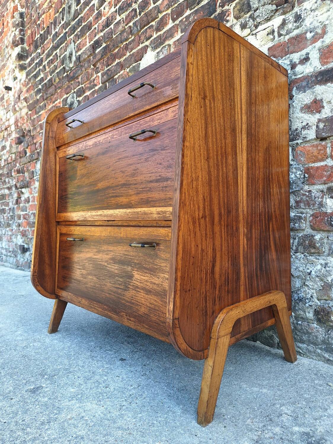 Vintage chest of drawers, antique Scandinavian design furniture