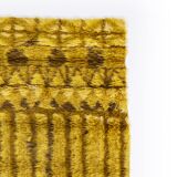 Scandinavian style 20th century modern rya rug. 135x66 cm (53x26 in).