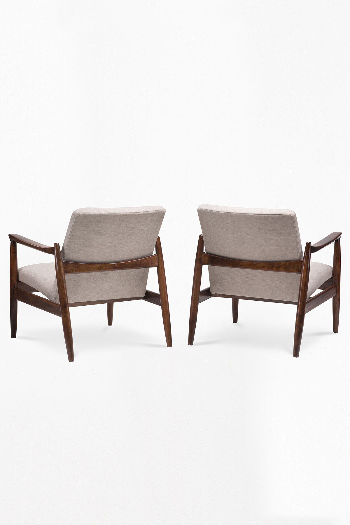 Pair of gfm 64 armchairs from the 1960s.