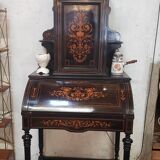 Napoleon III happiness of the day desk in blackened wood