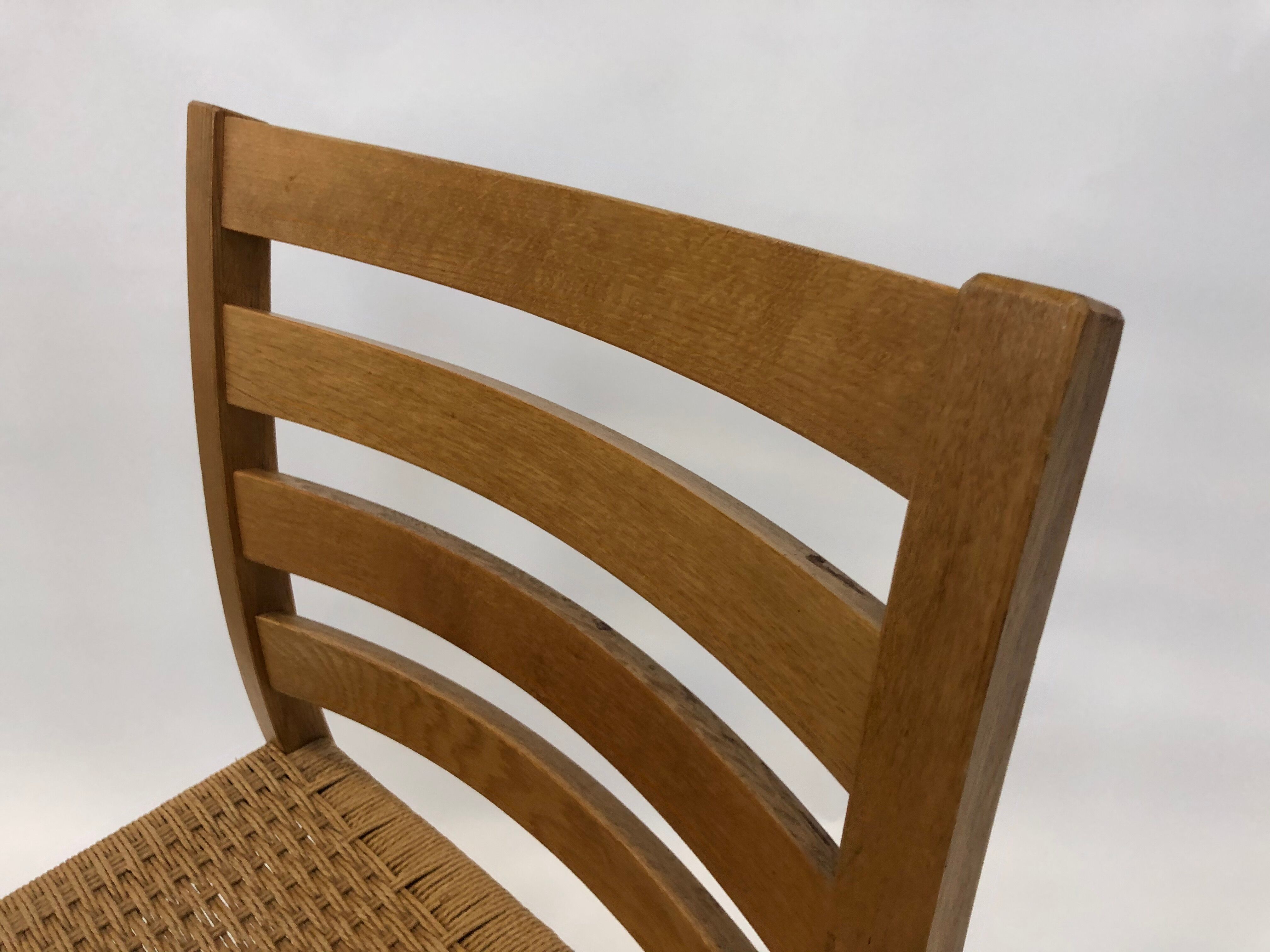 Vintage chair JL Muller M-belfabrik model No. 408 design 1960 Denmark