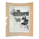 Original photo of furniture / dining chairs by Herman Miller, 1953