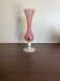 Opaline pink and white soliflore vase – Made in Italy vintage