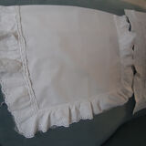 Embroidered old pillowcases