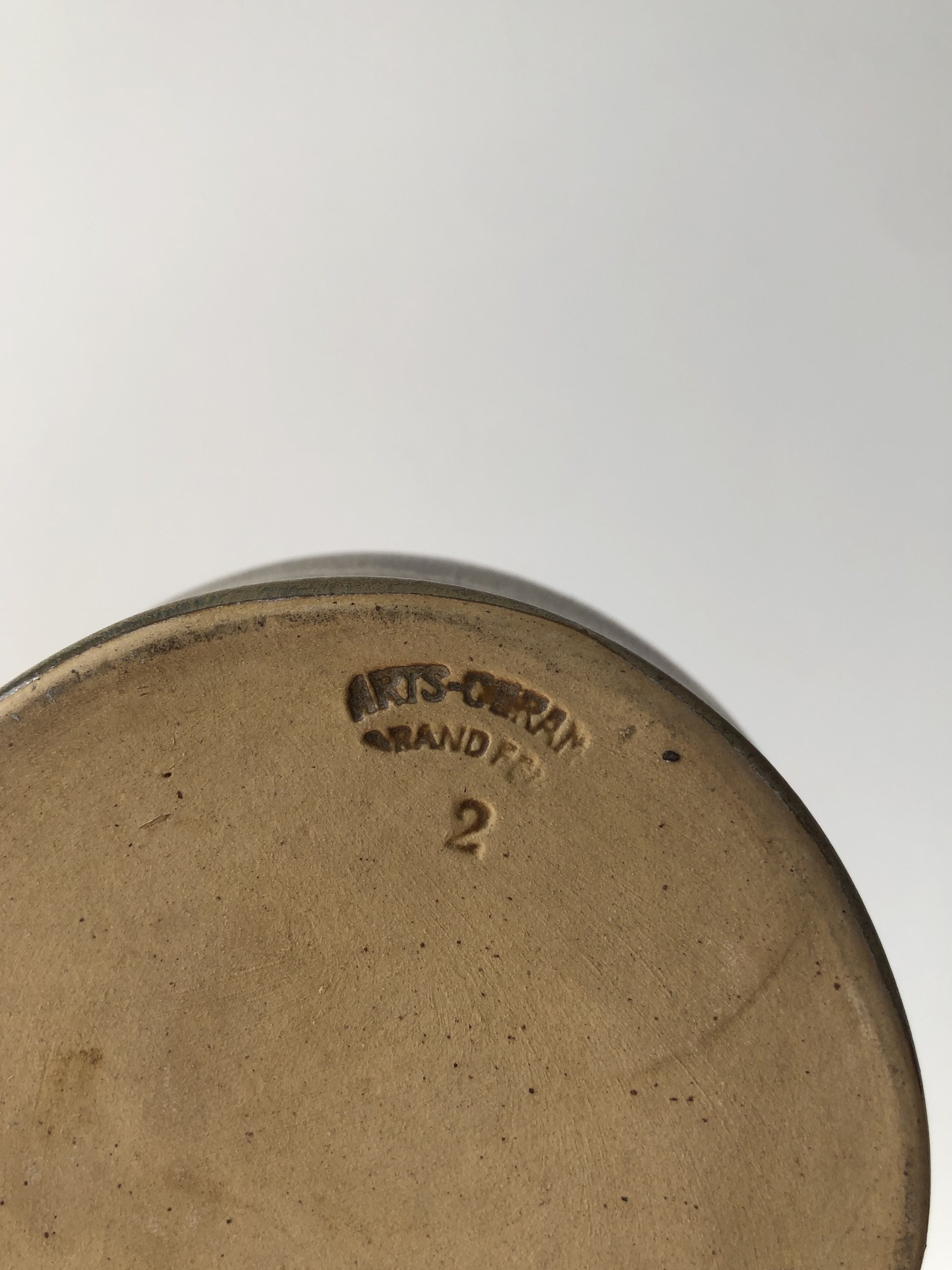 Ceramic spout decanter, brightly coloured and trendy