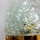 Vintage Murano and 1960 gold metal wall light