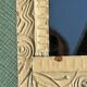 Miroir art deco bois