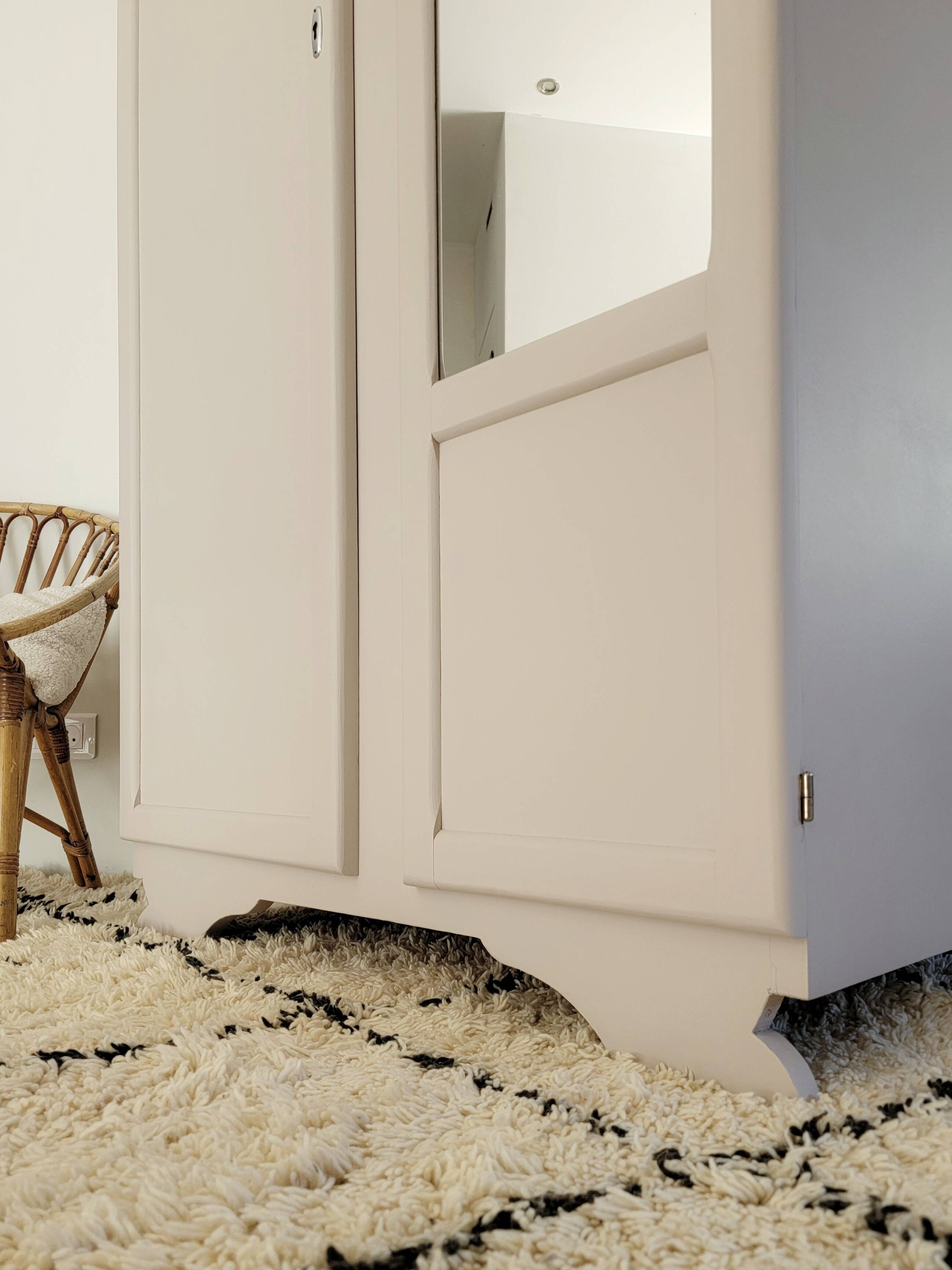 Renovated vintage wardrobe