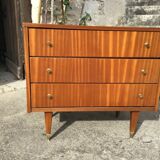 Scandinavian design commodity in vintage teak 1970