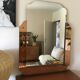 Venetian mirror art deco pink 77x101cm