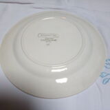 4 Beausoleil Digoin Sarreguemines dessert plates